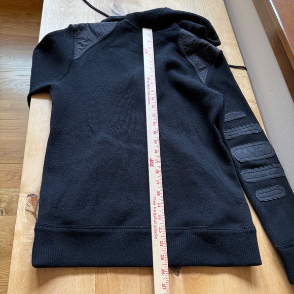 MANRICO CASHMERE JACKET HOODED ZIP POCKETS EDGY STREETWEAR DESIGNER MEN 38 - Picture 11 of 13